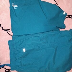 UA Scrubs Caribbean Blue Set Butter Soft Originals XL Top And XLP Bottom
